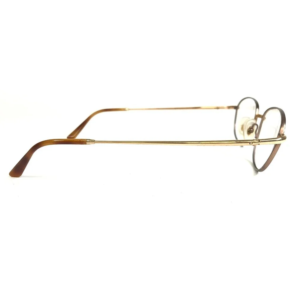 Augar Eyeglasses Frames HT51 CHAMPAGNE Brown Gold 22KT GP Gold Plated 52-19-140
